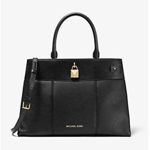 Michael Kors Gramercy Large Pebbled Leather Satchel